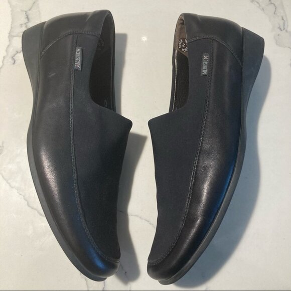 MEPHISTO  Sz 8 Fabric & Leather Comfort Loafer Shoes - Picture 4 of 13